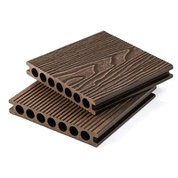 Traditional WPC Decking with 3D Wood Grain